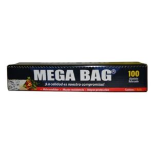 Papel Aluminio Mega Bag M 100 Grueso,1 Rollo