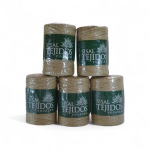 Hilo Extra Fino De Henequén, 5 Conos De 470 g. C/u 1 Cabo