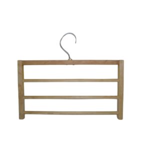 Gancho para pantalones De Madera Natural, Set de 3 Ganchos