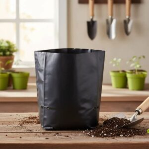 Bolsa para Vivero, Cultivo de Plantas Perforada Calibre 600 15x15 cm, 1 Kilo