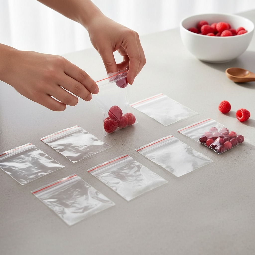 Bolsa Mini Tipo Ziploc 2.5 x 2.5 cm Para Tornillos, Pastillas, Paq. 100 Bolsas - Image 3